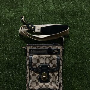 Coach Colorful Striped Bag